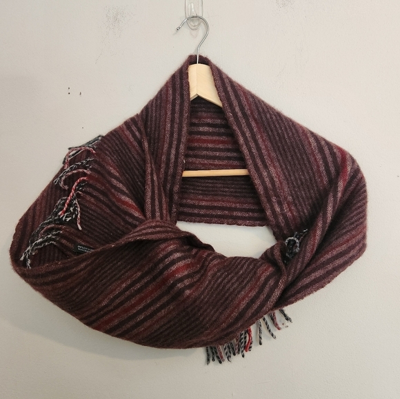 Hogarth Lambswool Scarf - Made in Scotland, Beautiful Stripe, Scottish Wool Mens - Picture 3 of 6